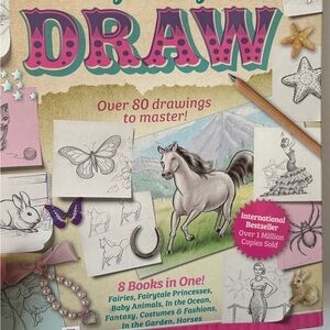 How to Draw Book with Colorful Cover